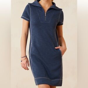 Tommy Bahama Tobago Bay Half-Zip Collared Dress